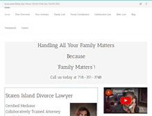 Tablet Screenshot of depalolawfirm.com